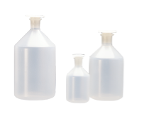 Standflaske med NS-propp 250 ml plast