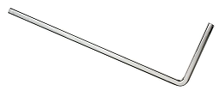 Glassrør Ø 7 mm, vinkel 90°, 7 x 20 cm, pk a 10
