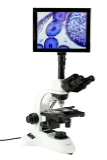 Mikroskopkamera, 12 MP WiFi med LCD-skjerm