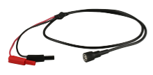 Skjermet kabel, BNC/2 x sikkerhetsstikk