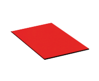 Fluoriserende plate 70 x 95 mm