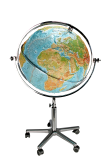 Globus 3D Ø 64 cm, med hjul