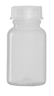 Plastflaske med vid hals, 100 ml