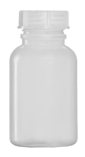 Plastflaske med vid hals, 250 ml