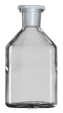 Standflaske med NS-propp, 500 ml glass