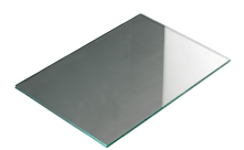 Glassplate klar, 12 x 18 cm