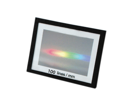 Optisk gitter 100 l/mm glass