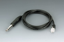 Kabel, modularstikk - jack 6,3 mm